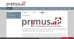 Desktop Screenshot of finanzprimus.de